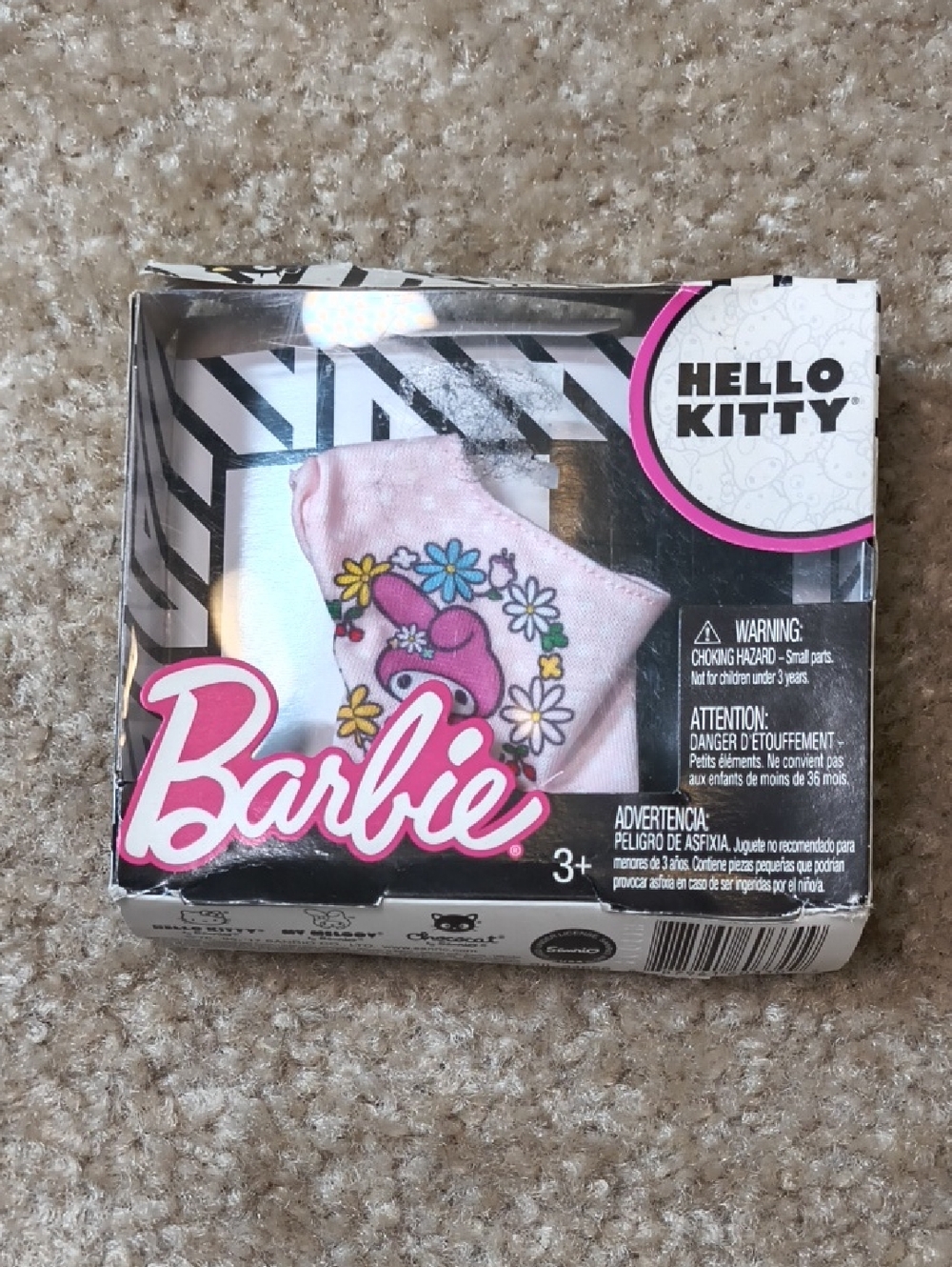 Barbie x Hello Kitty Pink Floral Kids Underwear E14